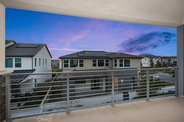 a view of an outdoor seating area