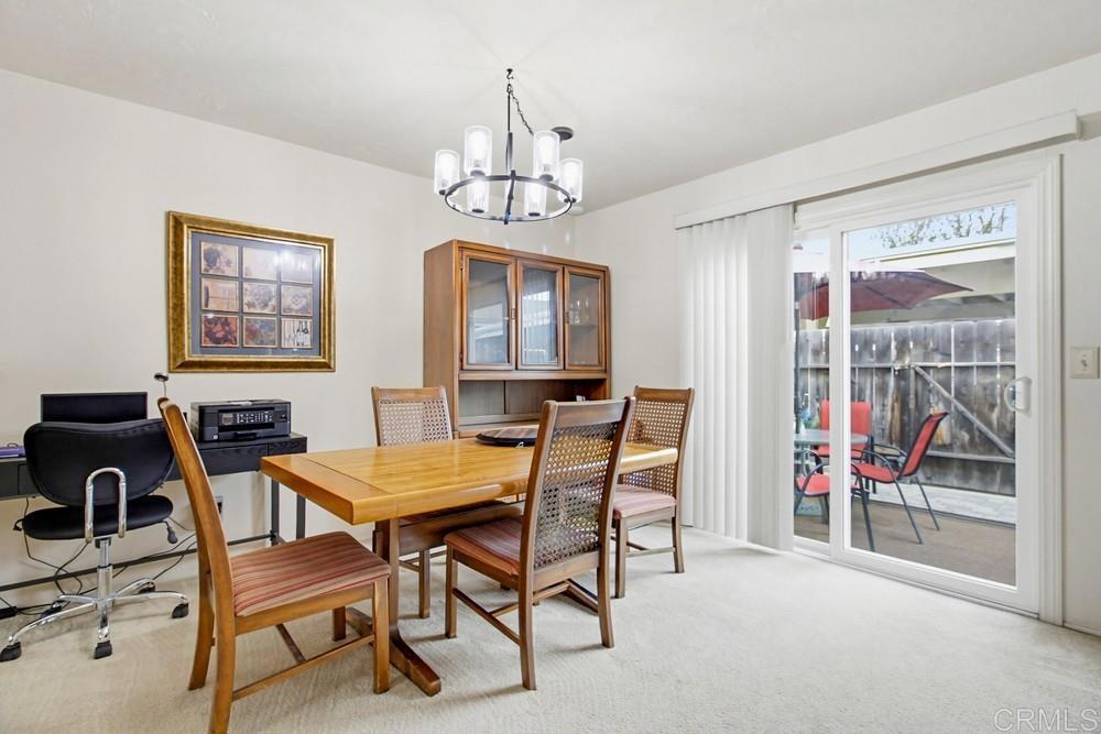 7861 Rancho Fanita Drive, Unit B Santee, CA 92071 - Photo 6 of 47 a view of a dining room with furniture window and outside view