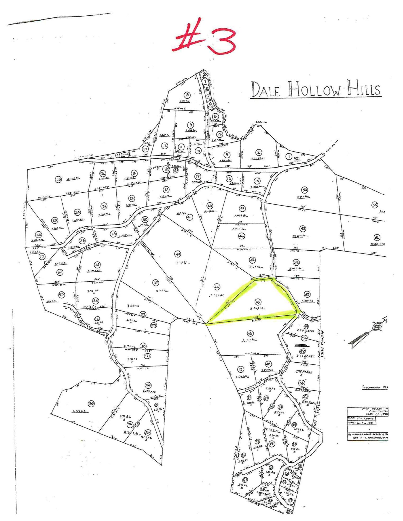 Lot 3 Red Oak Ridge Road Celina, TN 38551 - Photo 15 of 20 LOT 3 SURVEY