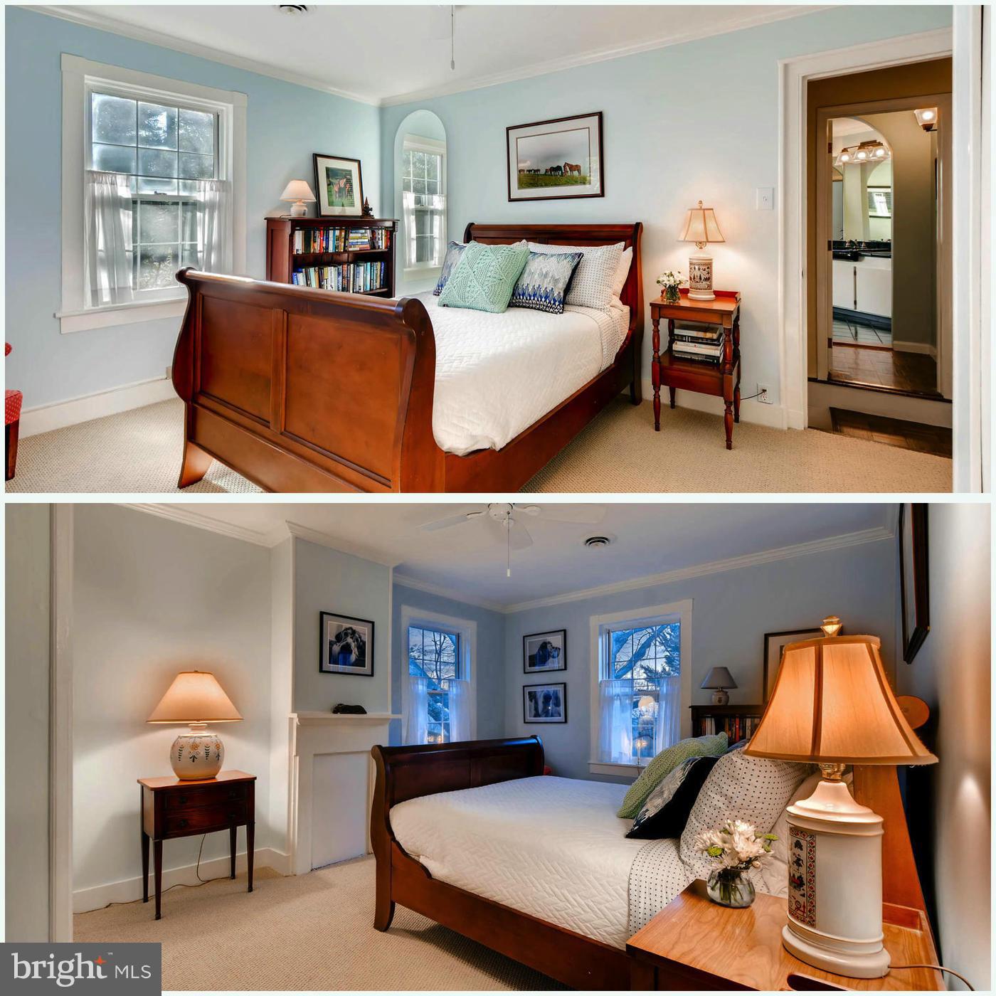 1034 Monkton Road Monkton, MD 21111 - Photo 14 of 30 a bedroom with furniture and a lamp