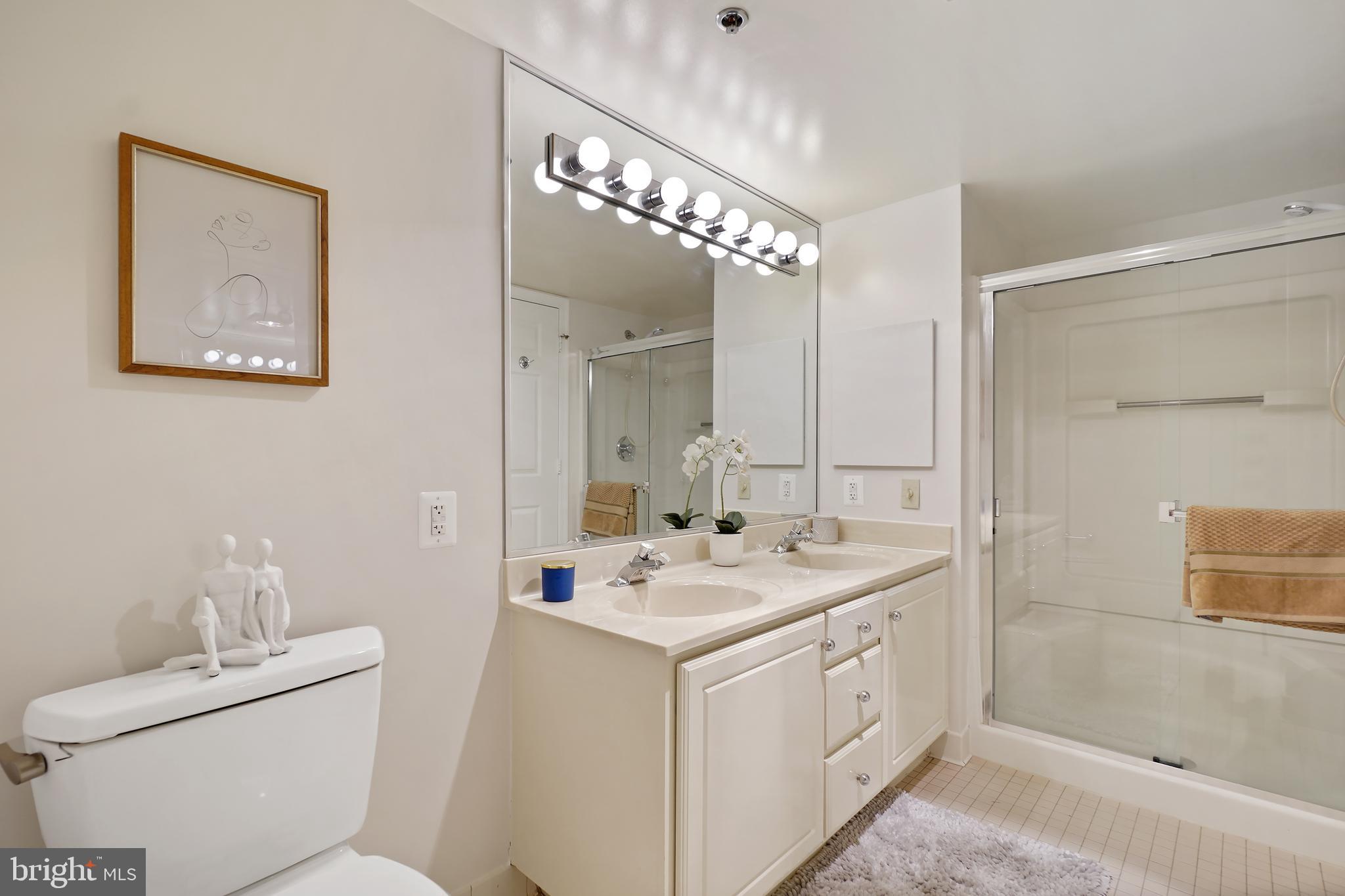 14801 Pennfield Circle, Unit 306 Silver Spring, MD 20906 - Photo 17 of 45 a bathroom with a sink and a mirror