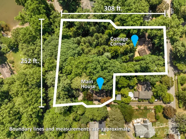 an outdoor view from the garden