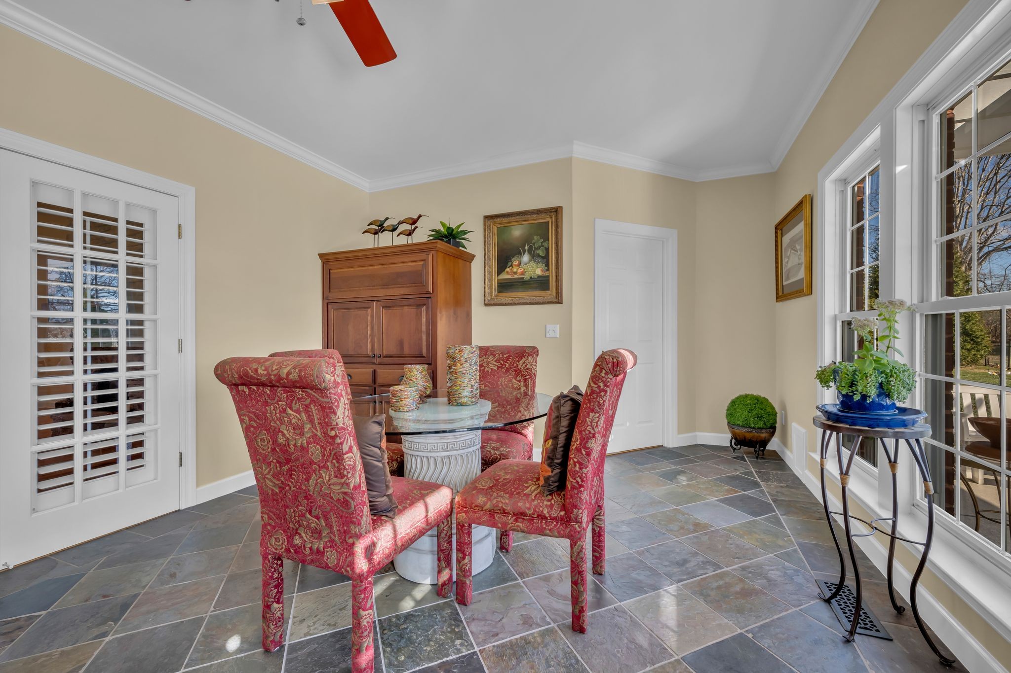 1270 Meeks Cemetery Road Burns, TN 37029 - Photo 32 of 44 a view of a dining room with furniture and window