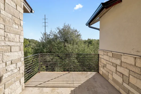a view of balcony