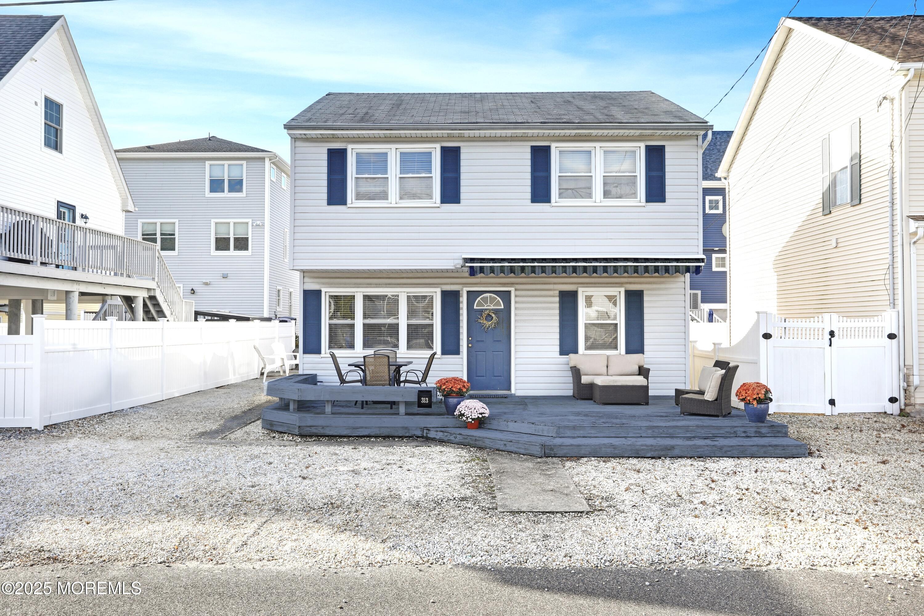 313 Shuster Avenue Seaside Heights, NJ 08751 - Photo 2 of 34 a front view of a house with sitting area