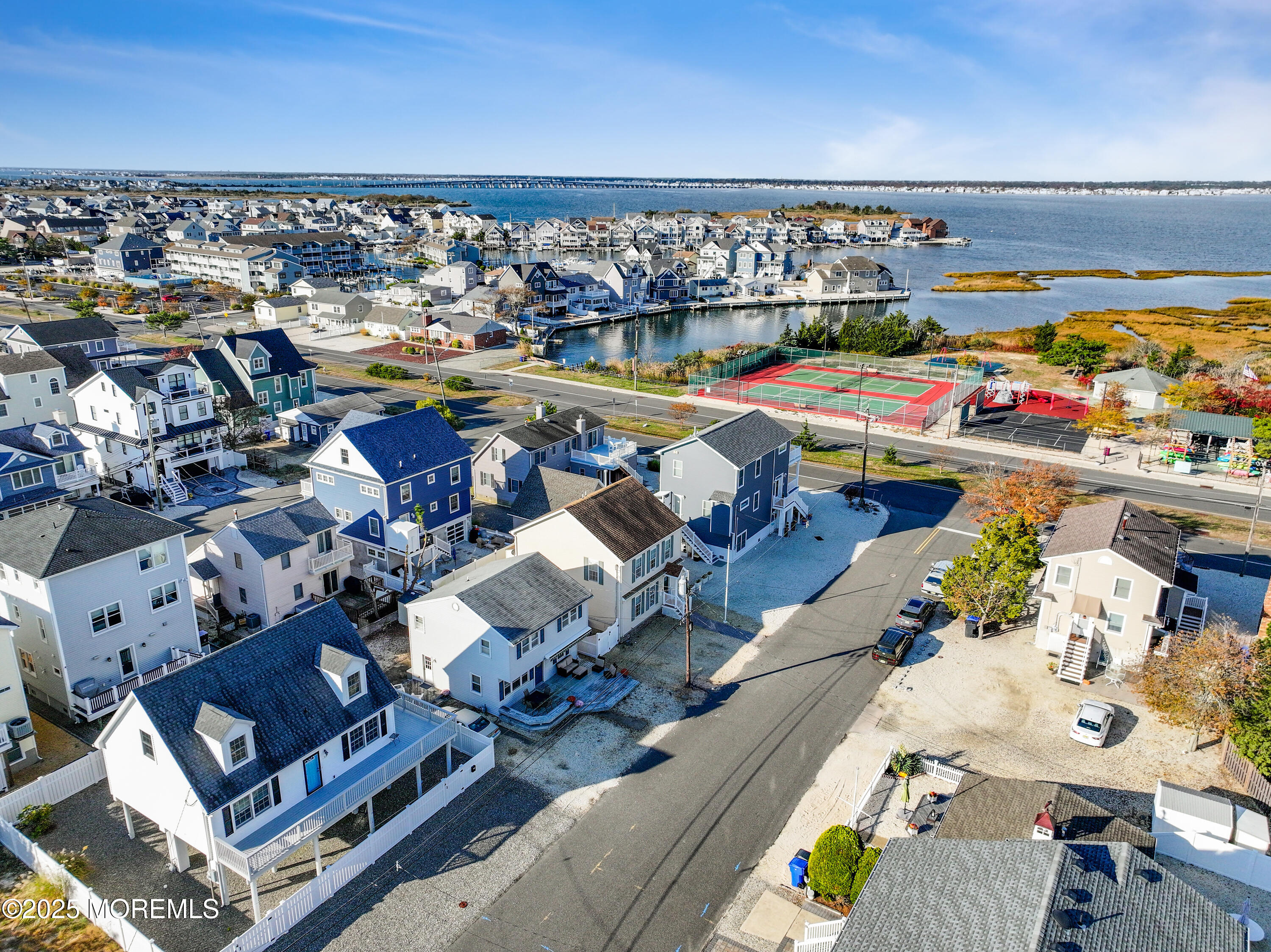 313 Shuster Avenue Seaside Heights, NJ 08751 - Photo 26 of 34 an aerial view of a house with a ocean view