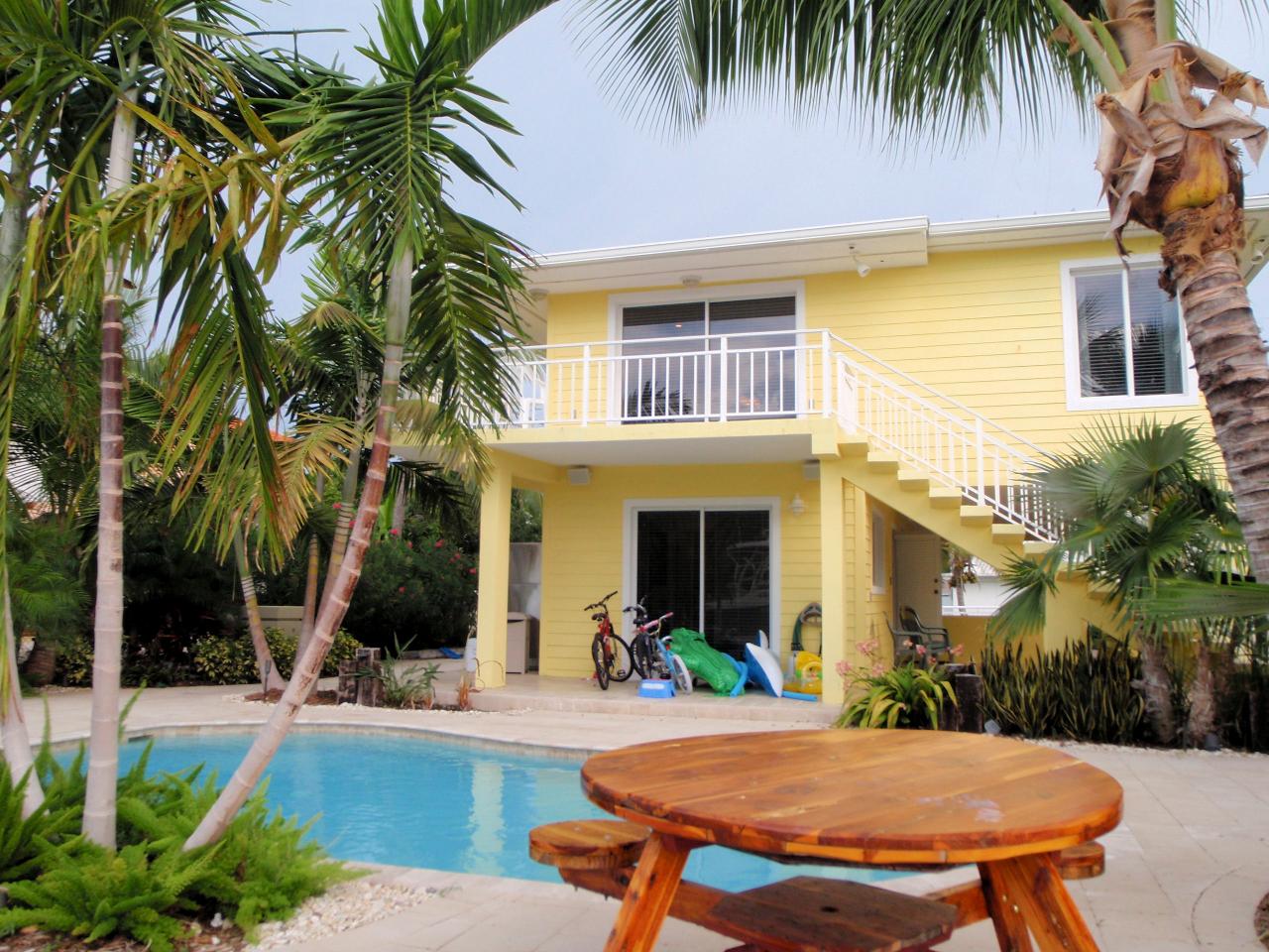 134 Bessie Road Tavernier, FL 33070 - Photo 16 of 26 Back of Home with Pool