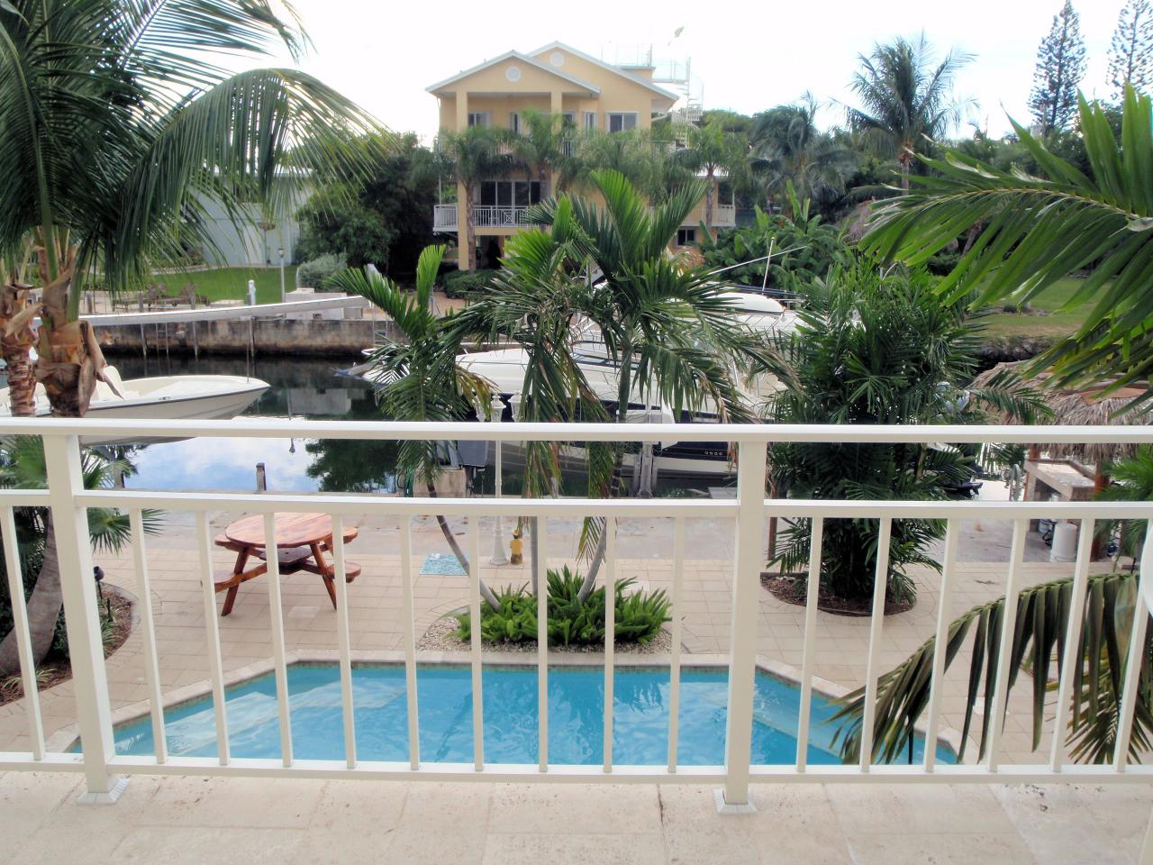 134 Bessie Road Tavernier, FL 33070 - Photo 21 of 26 View Across Canal from Balcony