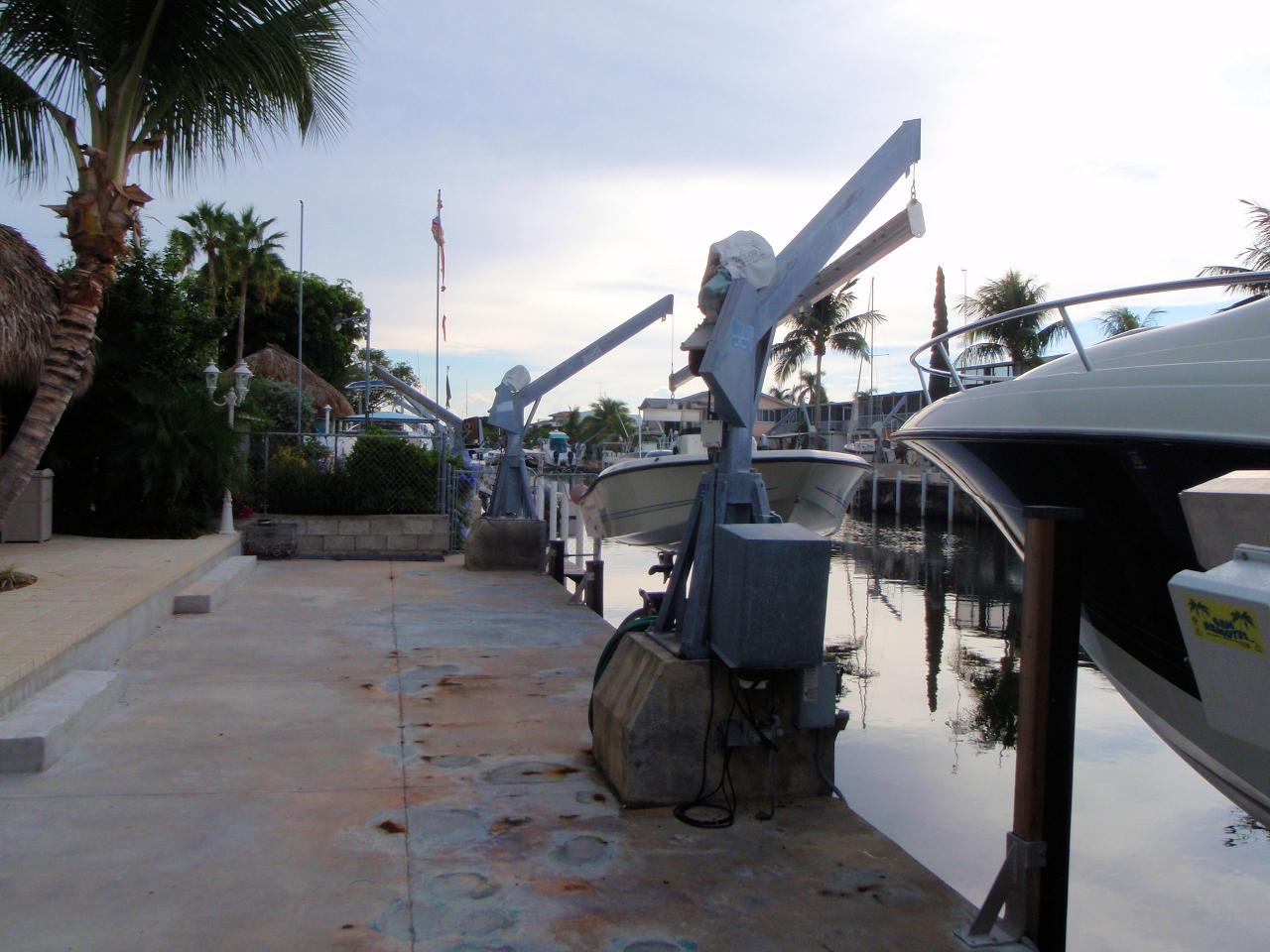 134 Bessie Road Tavernier, FL 33070 - Photo 24 of 26 Dock and Boat Lift