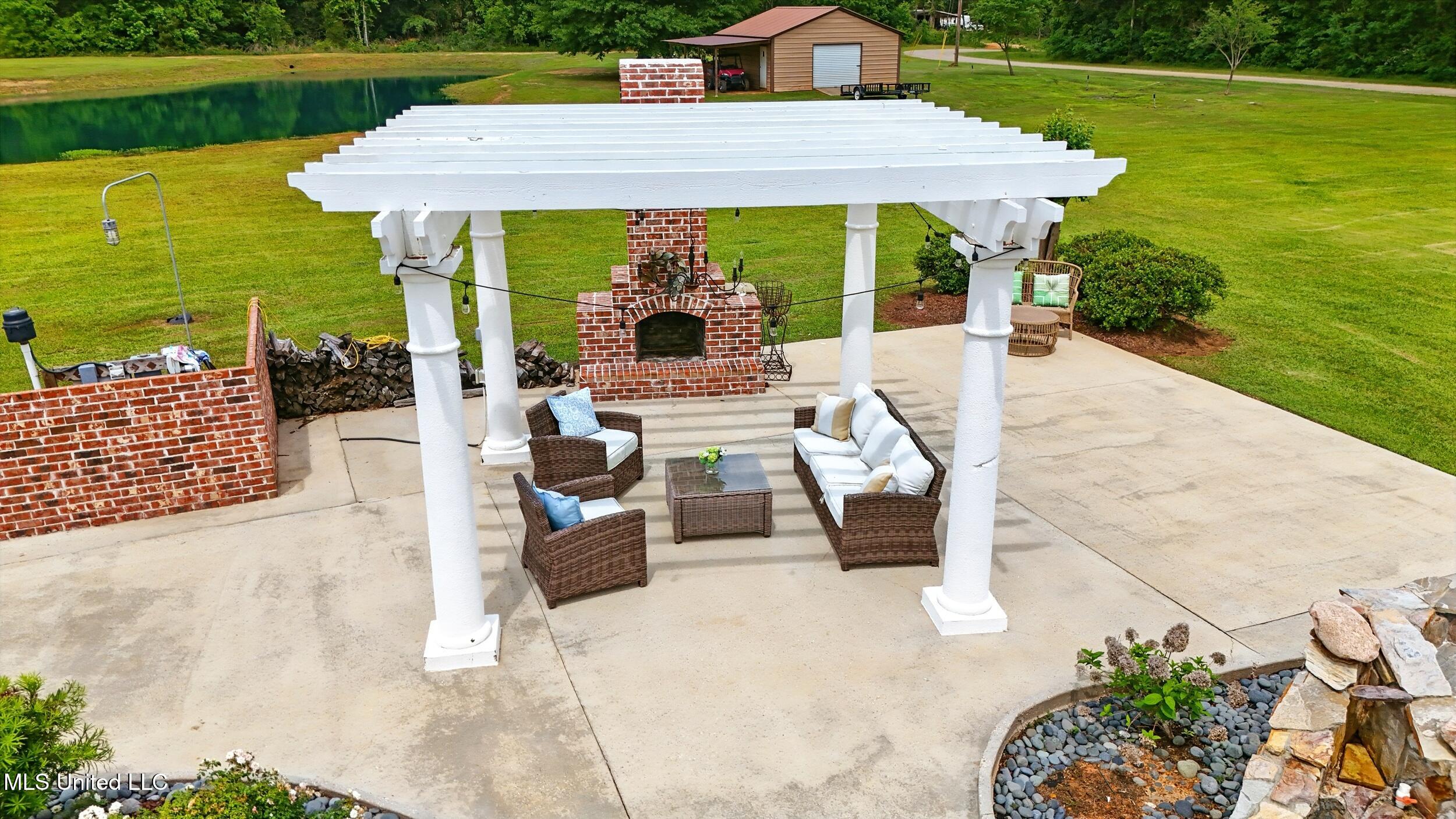 7 Jim Pearson Road Picayune, MS 39466 - Photo 27 of 46 28_outside fireplace 3
