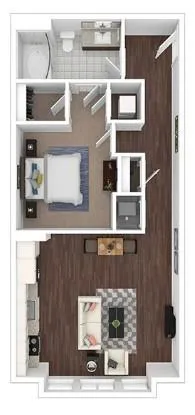 $1,546 | 2420 Peachtree Road Northwest, Unit 1122, Atlanta, GA 30305