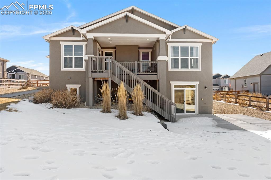 10484 Wrangell Circle Colorado Springs, CO 80924 - Photo 38 of 50 a view of a house with a yard