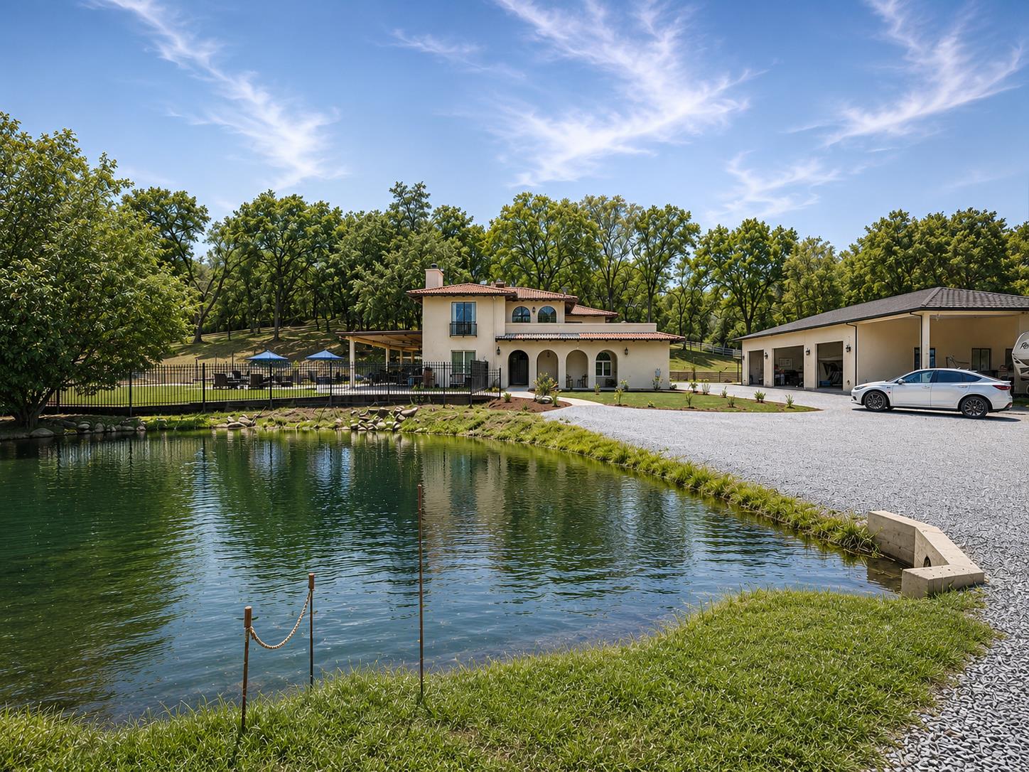 3340 Garden Bar Road Lincoln, CA 95648 - Photo 56 of 56 a view of a lake with house