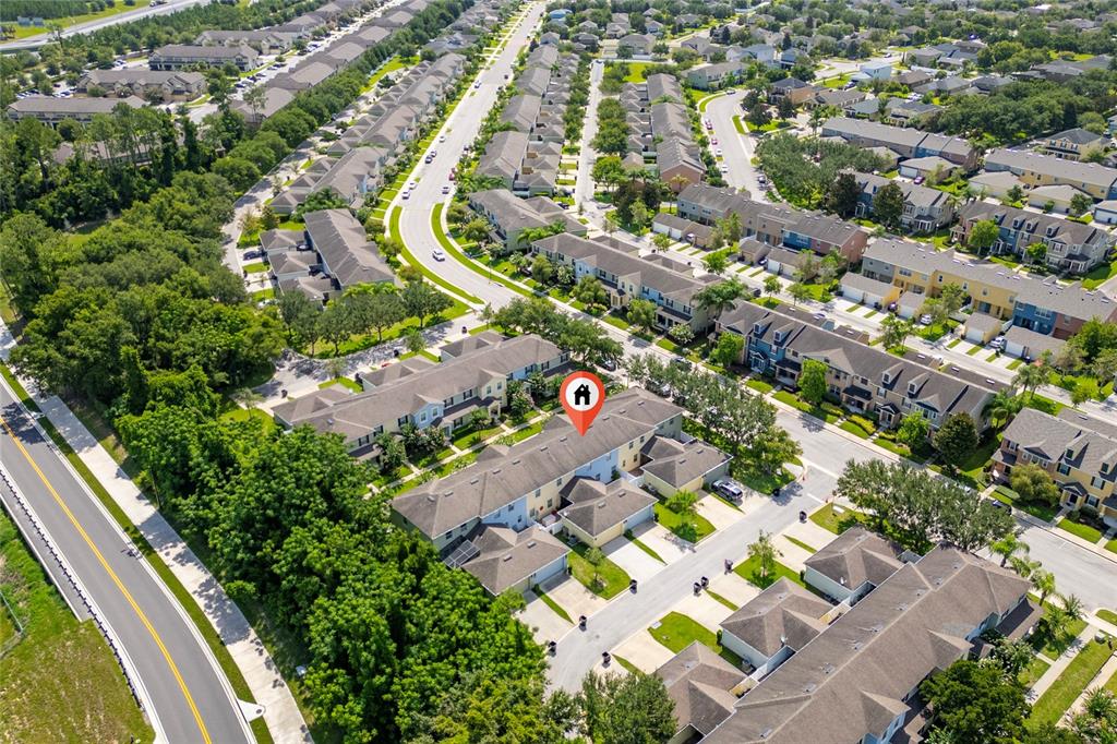1355 Vasey Road Apopka, FL 32703 - Photo 6 of 41 an aerial view of residential houses with outdoor space