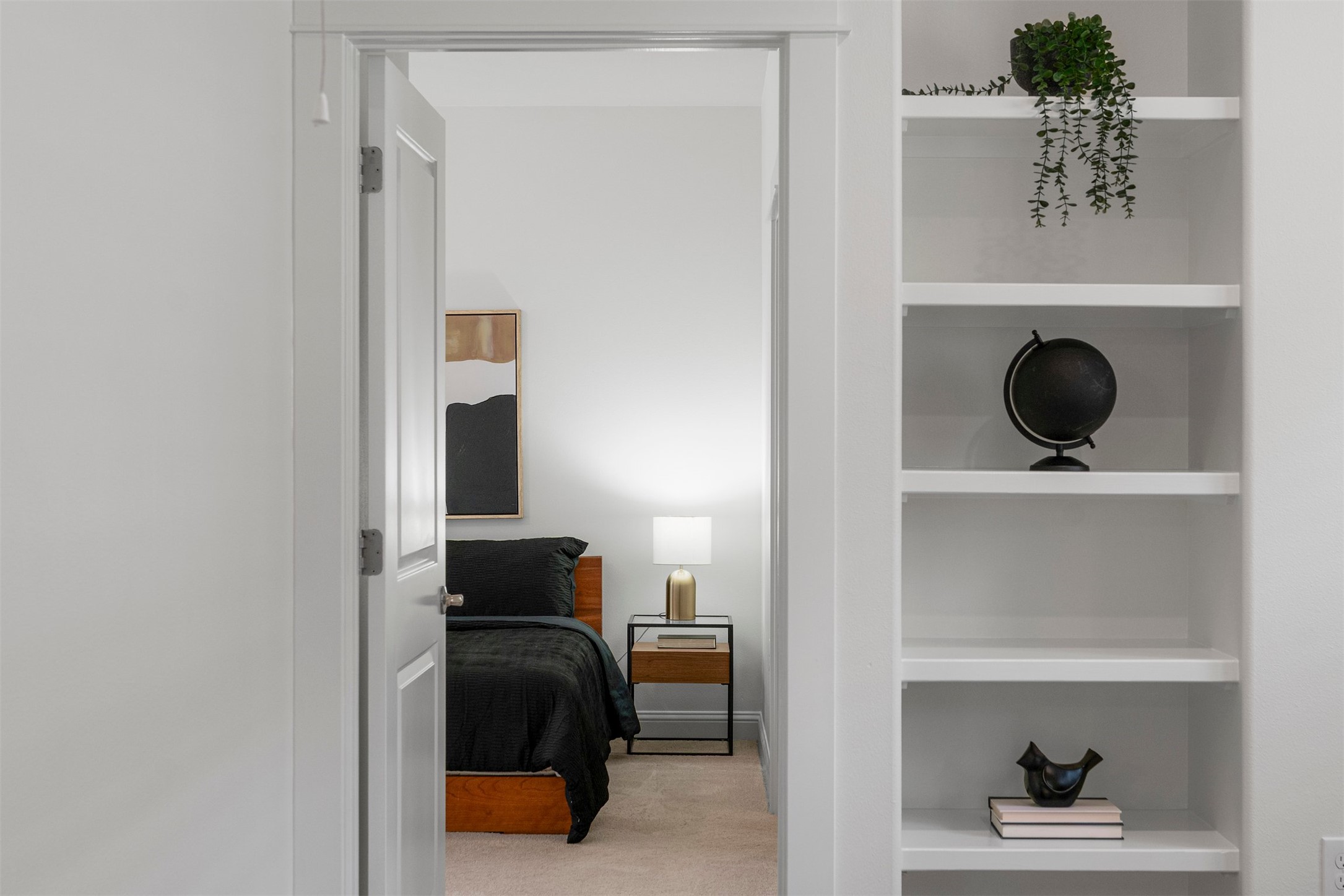 4216 Threadgill Street Austin, TX 78723 - Photo 32 of 40 a view of hallway with washer and dryer