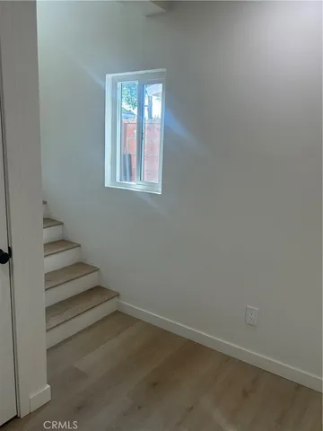 a view of an entryway with stairs