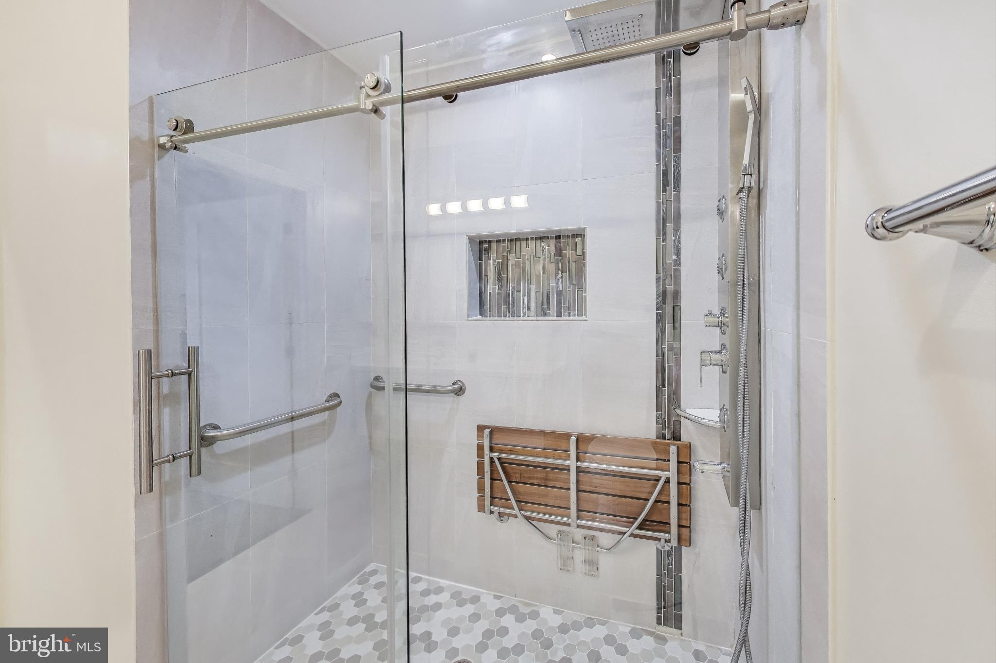 625 Park Road Northwest, Unit 206 Washington, DC 20010 - Photo 19 of 24 Expansive walk-in shower.