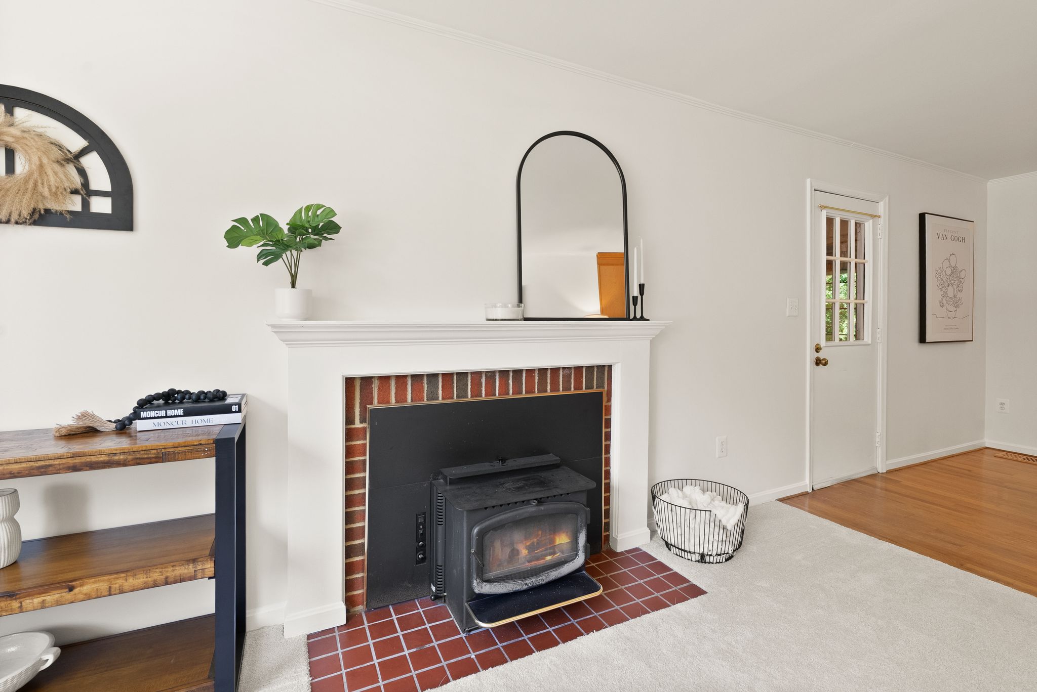 7137 Game Lord Drive Springfield, VA 22153 - Photo 17 of 65 Cozy family room with a pellet stove