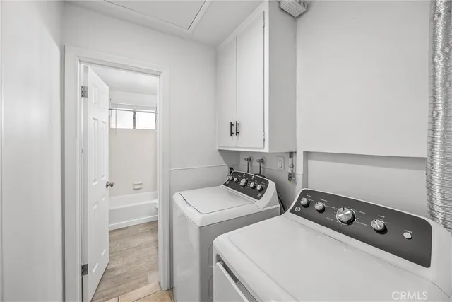 a room with storage and utility