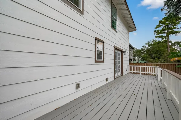 a view of a roof deck