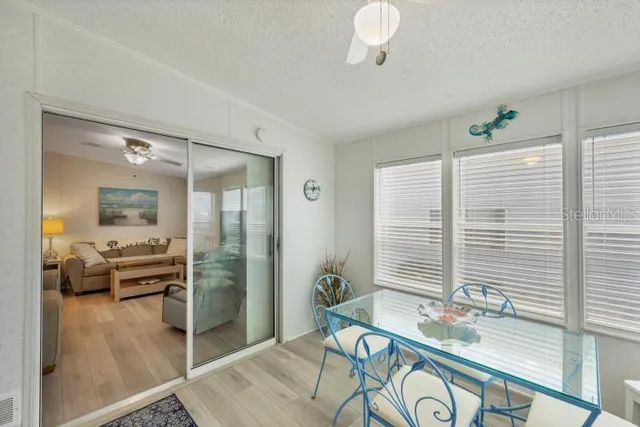 a very nice looking room with a large window