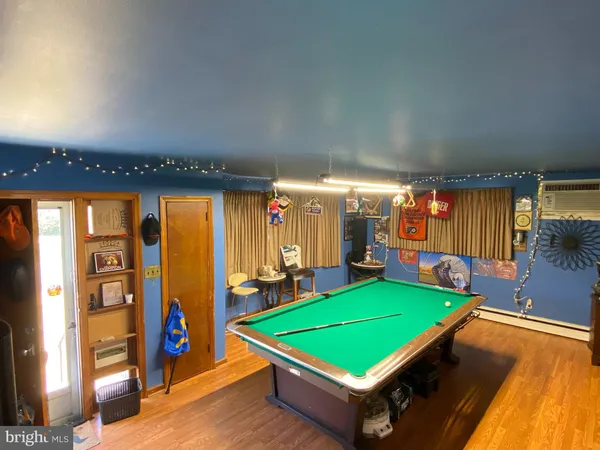 a room with games and windows