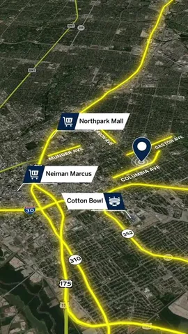 an aerial view of a city with lots of residential buildings