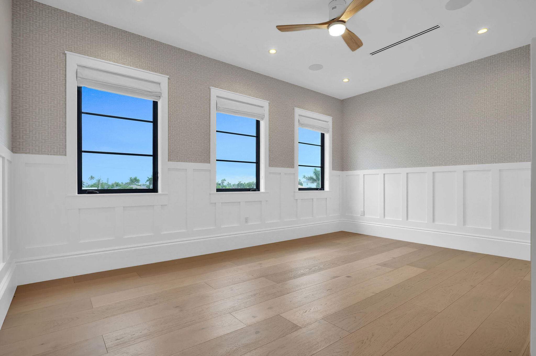 839 Chestnut Court Marco Island, FL 34145 - Photo 77 of 88 designer wallpaper, paneled lower walls