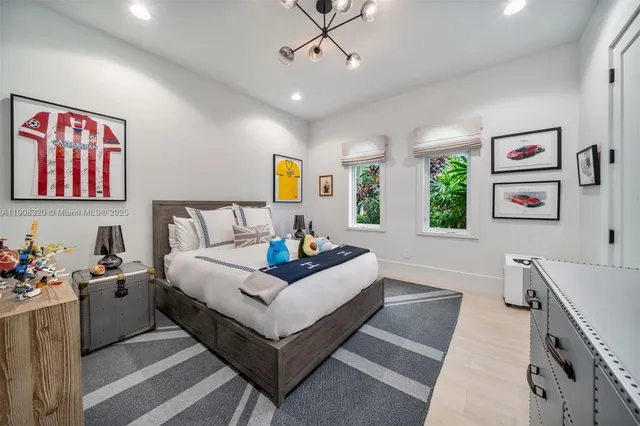 a living room with furniture and window