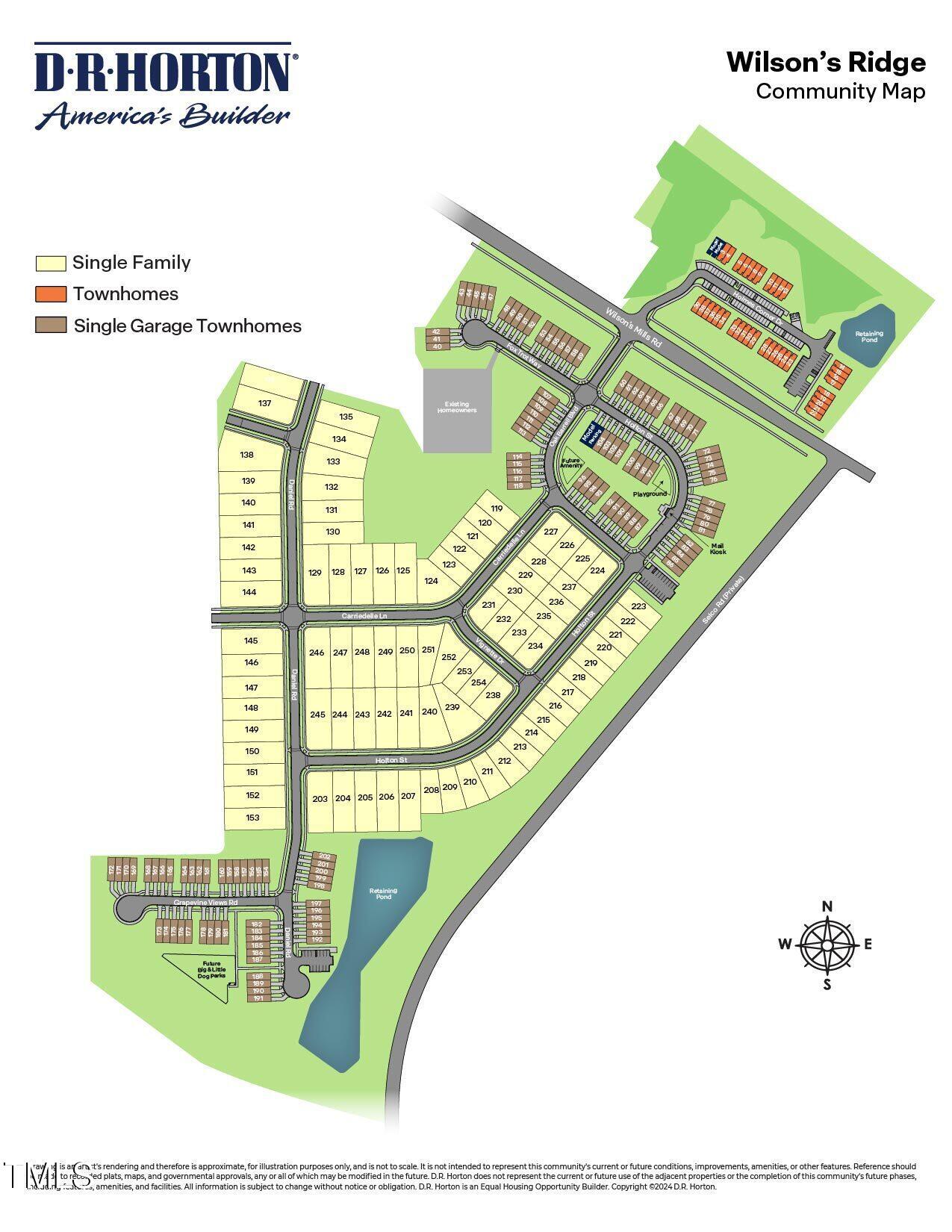 174 Oak Barrel Road Wilson's Mills, NC 27577 - Photo 34 of 34 Wilsons Ridge - Site Map