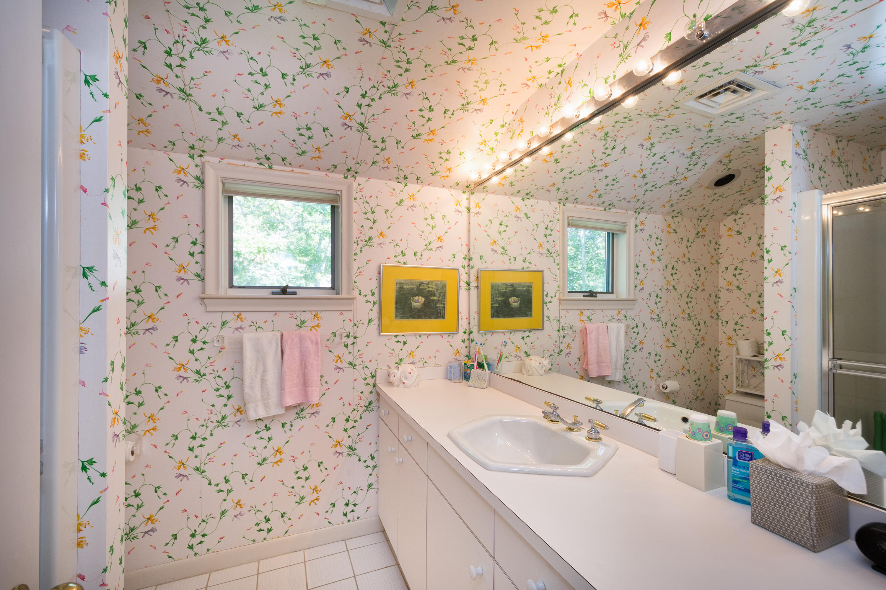 107 Tide Run Mashpee, MA 02649 - Photo 31 of 35 a bathroom with a sink mirror and a bathtub
