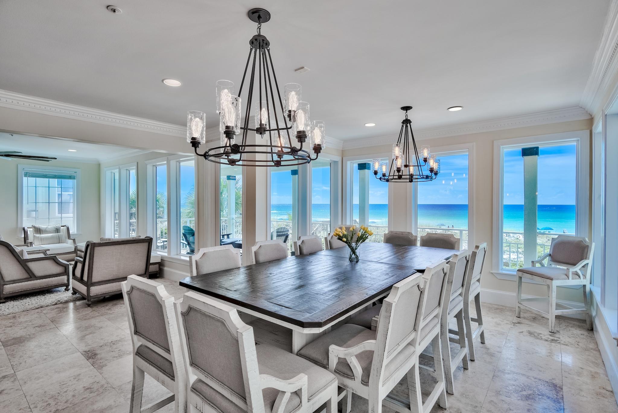 114 Sandprint Circle Destin, FL 32541 - Photo 11 of 57 a view of a dining room with furniture window and wooden floor