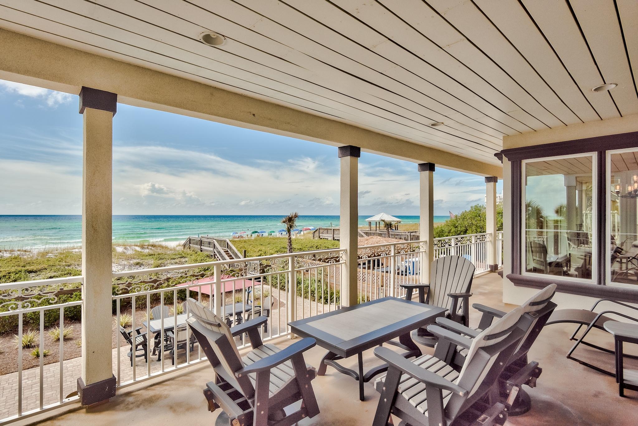114 Sandprint Circle Destin, FL 32541 - Photo 15 of 57 a view of a patio with swimming pool and furniture