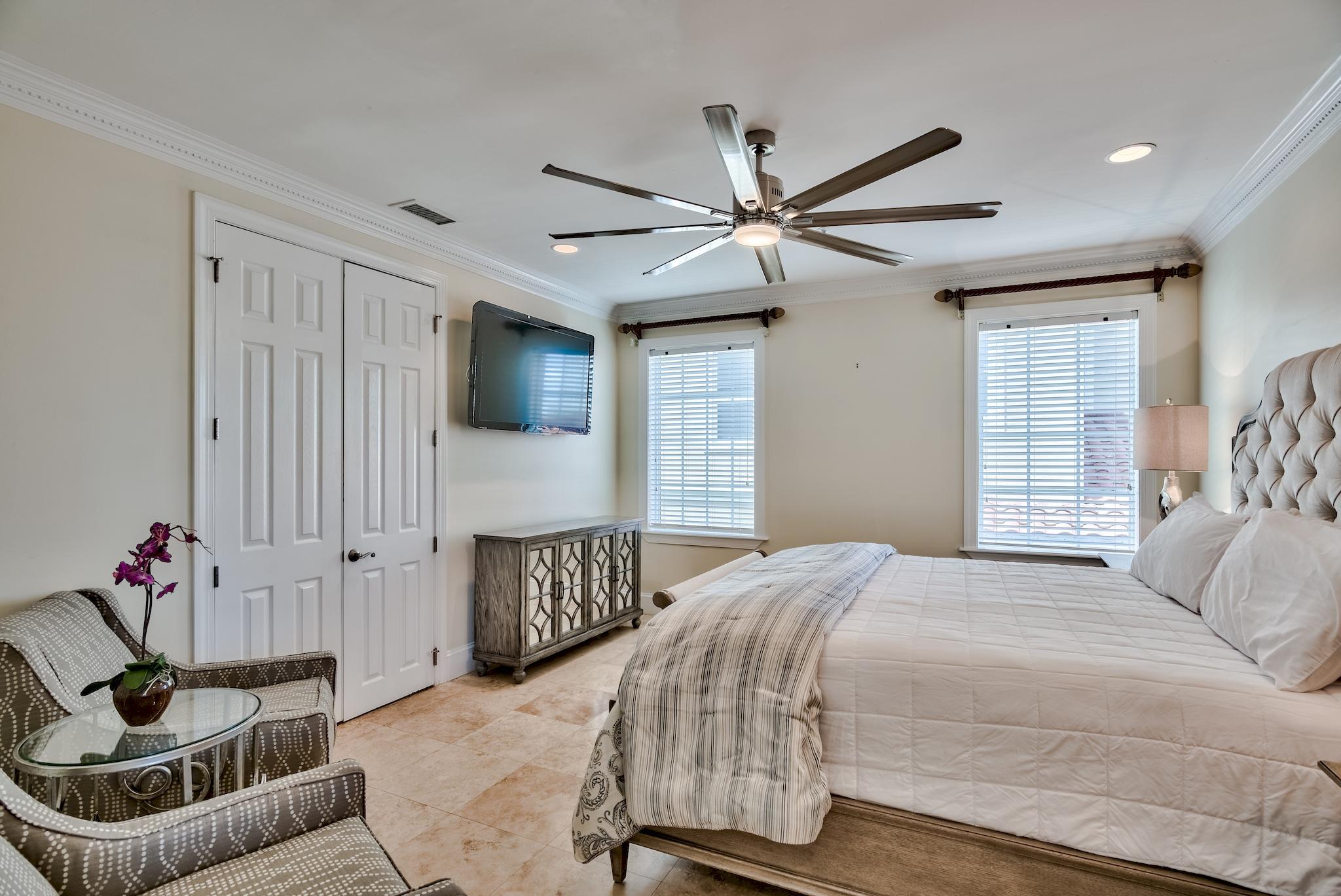 114 Sandprint Circle Destin, FL 32541 - Photo 31 of 57 a bedroom with a bed couch and window