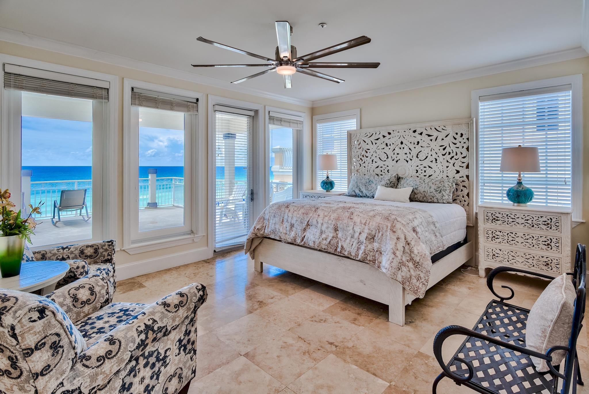 114 Sandprint Circle Destin, FL 32541 - Photo 39 of 57 a bedroom with a bed couch and window