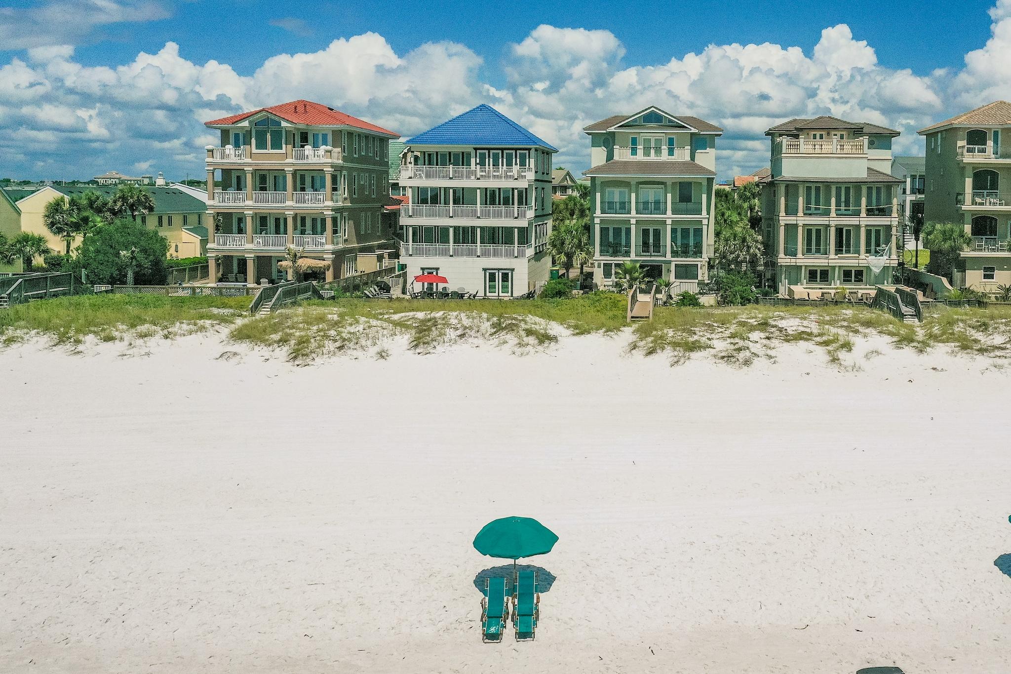 114 Sandprint Circle Destin, FL 32541 - Photo 55 of 57 front view of a house with a yard