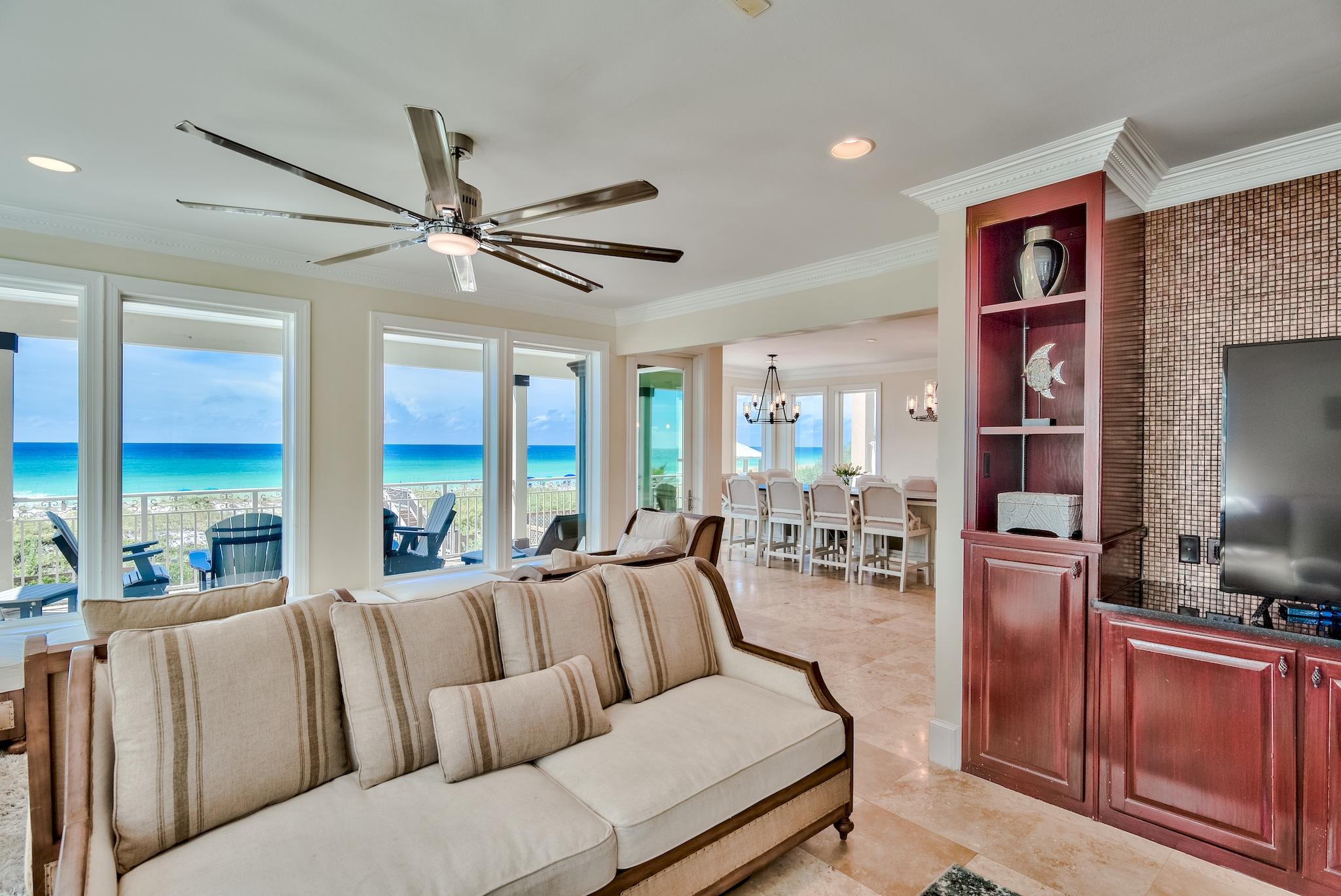114 Sandprint Circle Destin, FL 32541 - Photo 10 of 57 a living room with furniture and a large window