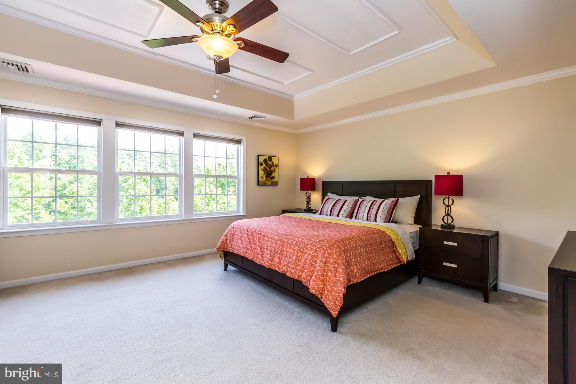 606 Churchill Road Chester Springs, PA 19425 - Photo 16 of 31 Master Bedrm Tray Ceiling & Ceiling Fan