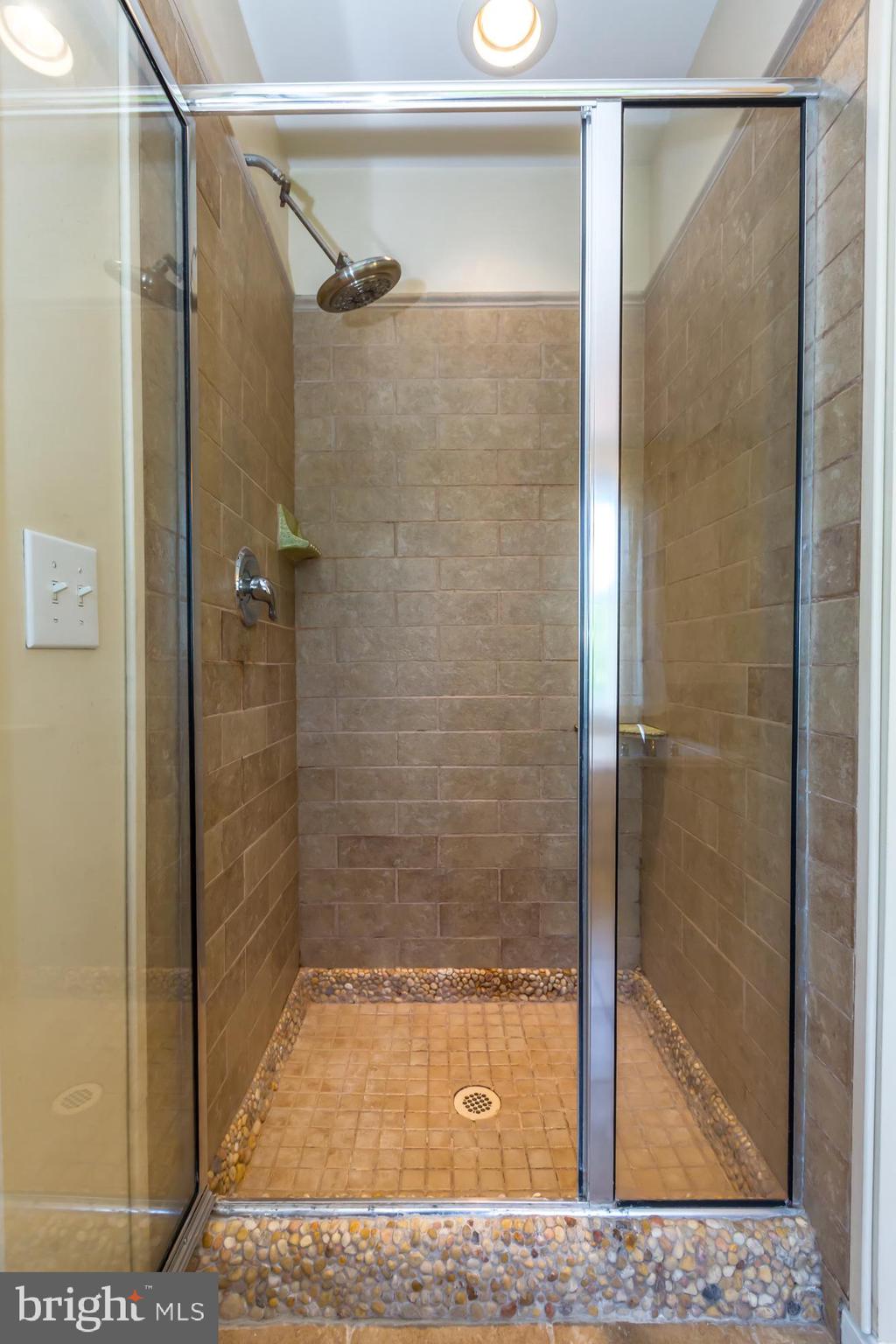 606 Churchill Road Chester Springs, PA 19425 - Photo 19 of 31 Updated shower w/tile & stone accents