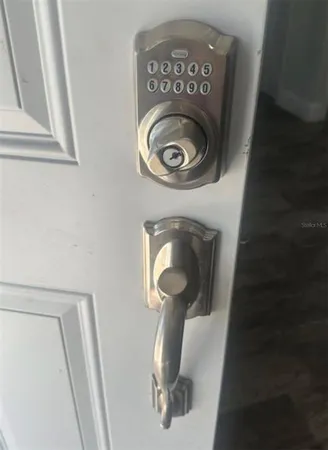 a close view of utility room