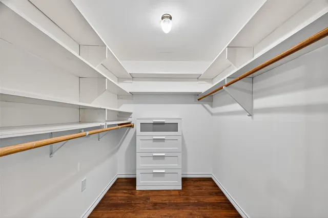 a view of walk in closet