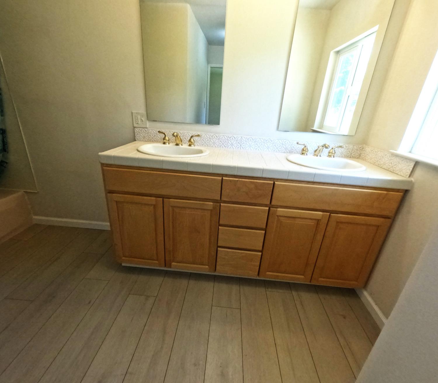 21665 Manton School Road Manton, CA 96059 - Photo 13 of 30 a bathroom with a sink and a mirror