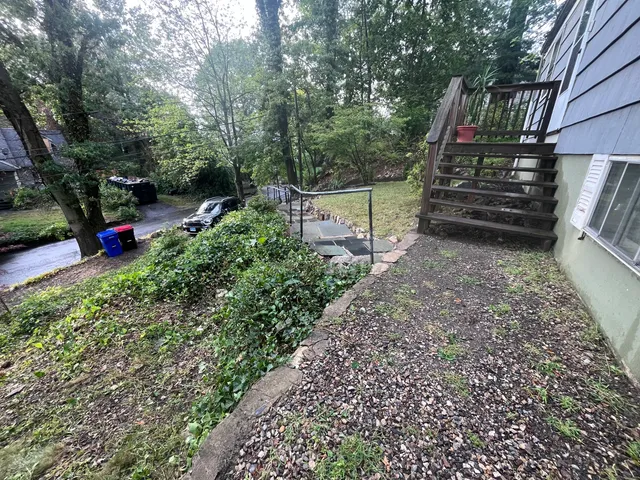 a view of outdoor space and deck