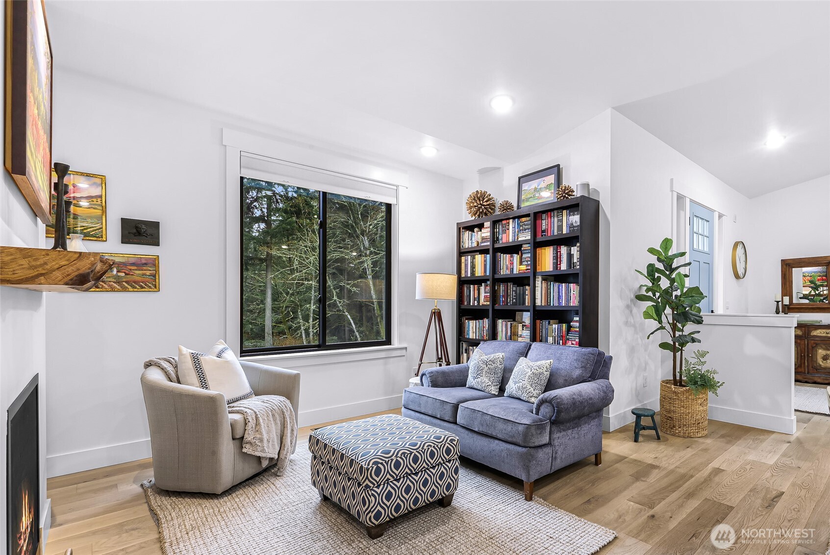 4336 Meander Lane Langley, WA 98260 - Photo 13 of 36 a living room with furniture and a large window