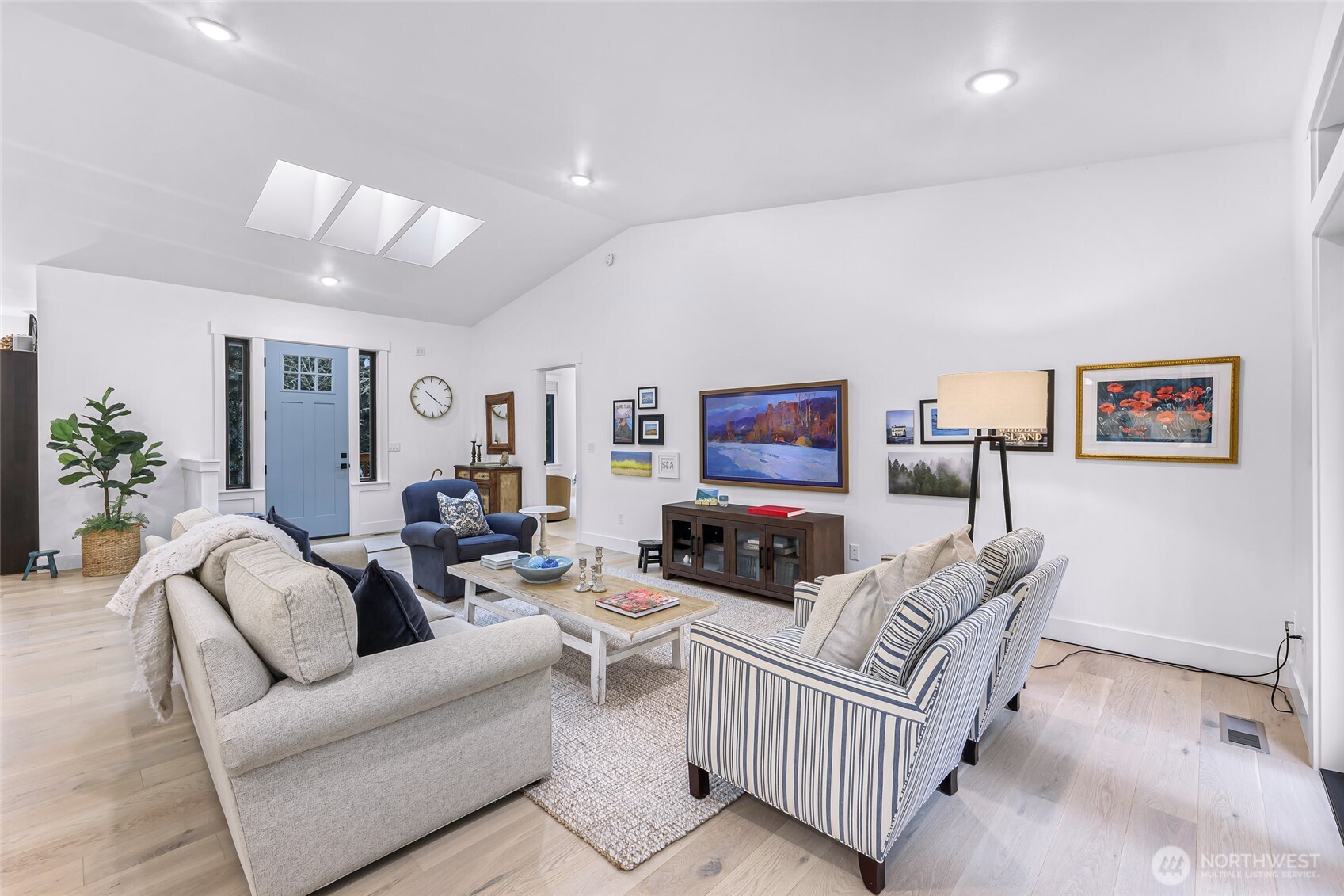 4336 Meander Lane Langley, WA 98260 - Photo 7 of 36 a living room with furniture and a flat screen tv