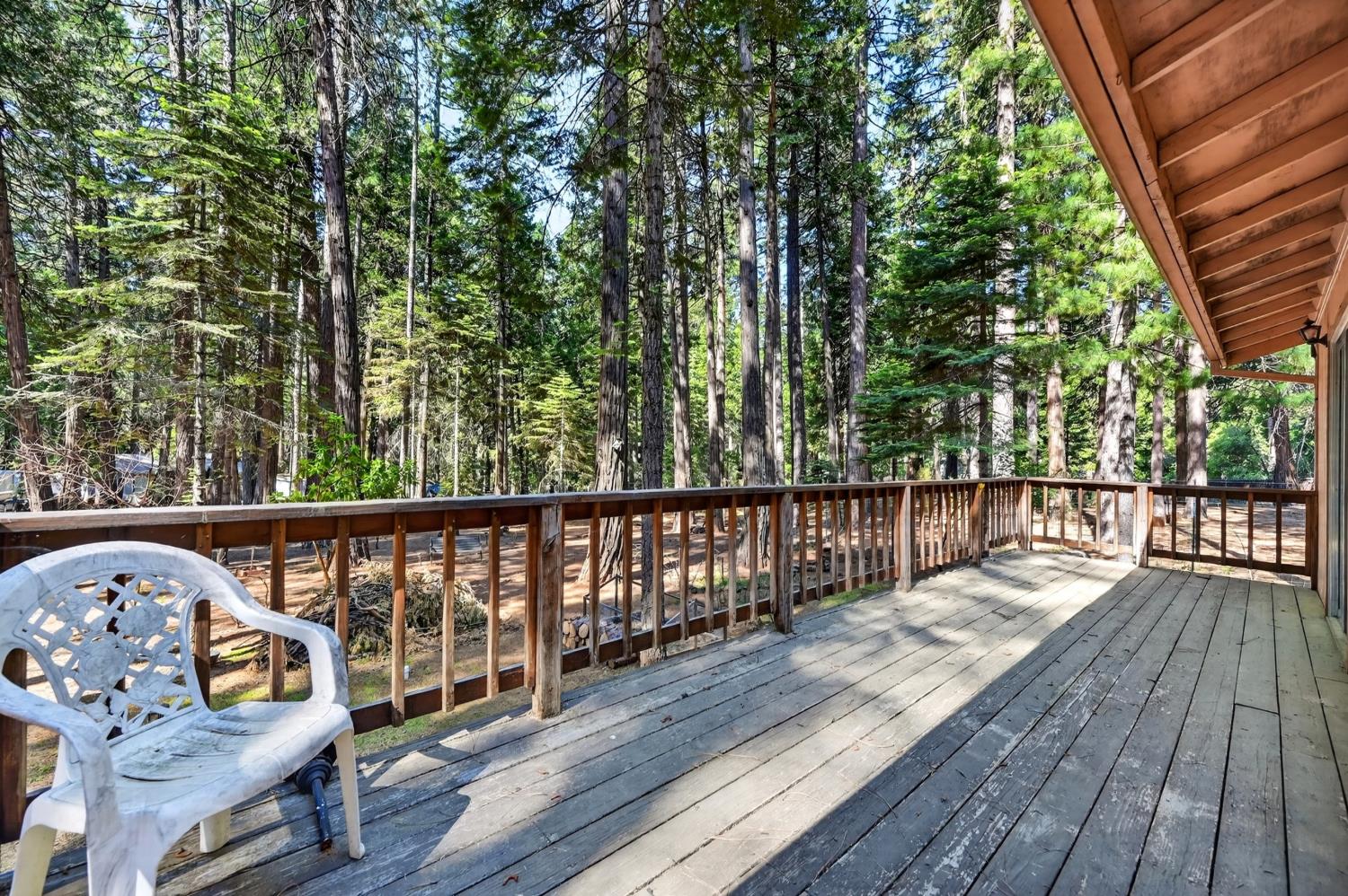 20191 Kit Court Volcano, CA 95689 - Photo 42 of 54 a view of balcony with wooden floor and fence