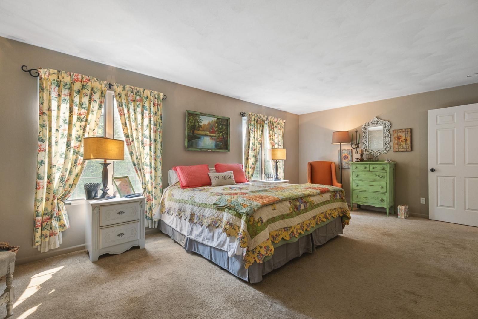 1511 West Demeter Drive Freeport, IL 61032 - Photo 38 of 78 a bedroom with a bed and a dresser next to a window