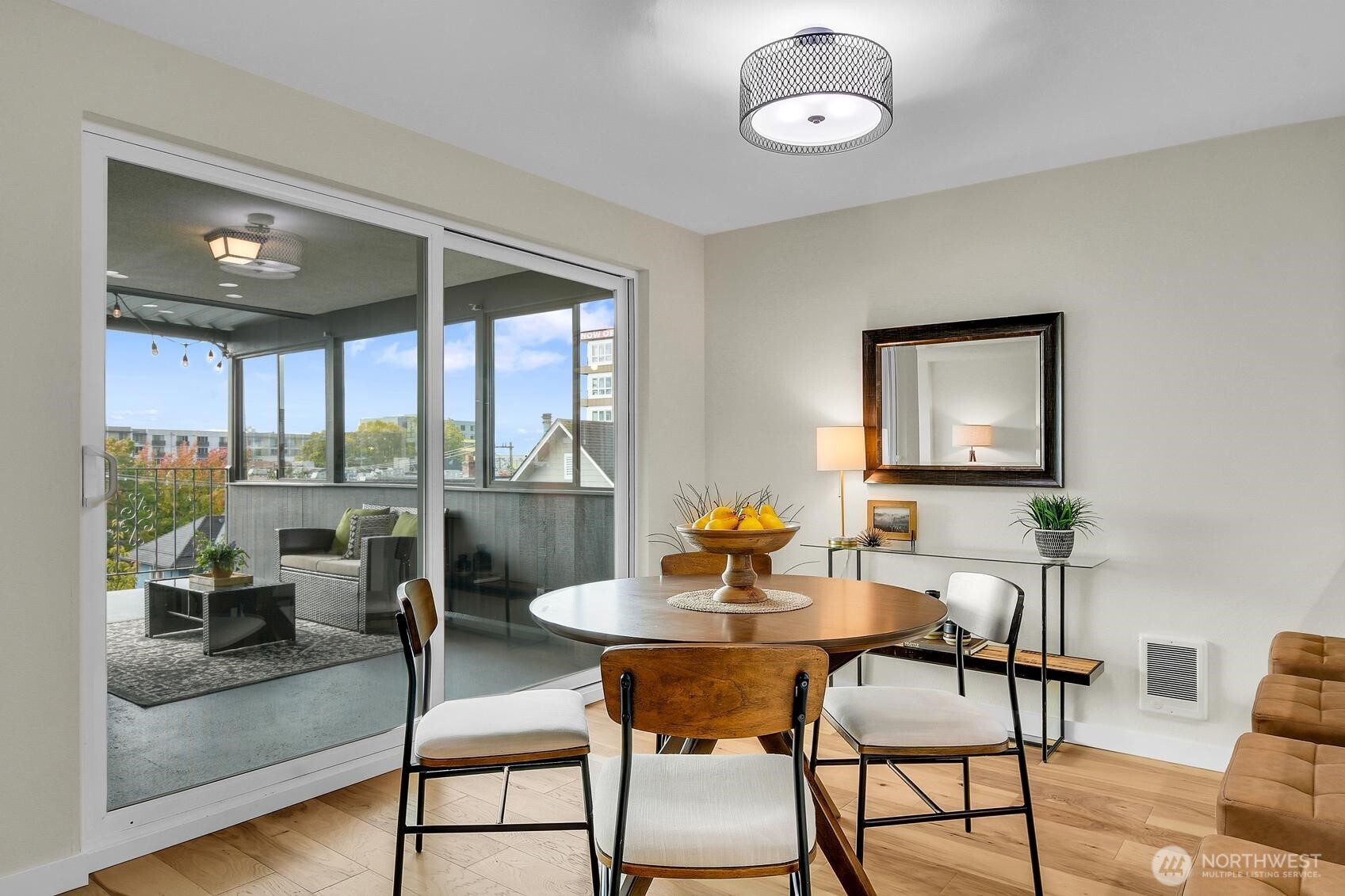 161 Valley Street Seattle, WA 98109 - Photo 5 of 40 a view of a dining room with furniture window and outside view
