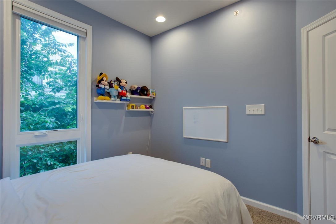 447 Nottoway Walk Alexandria, VA 22304 - Photo 23 of 49 Carpeted bedroom featuring baseboards and recessed