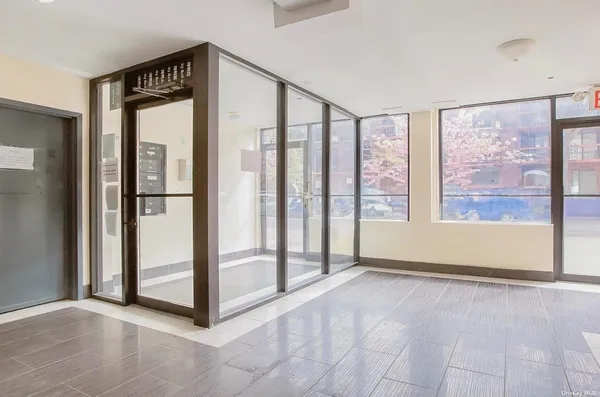 a view of an empty room with window